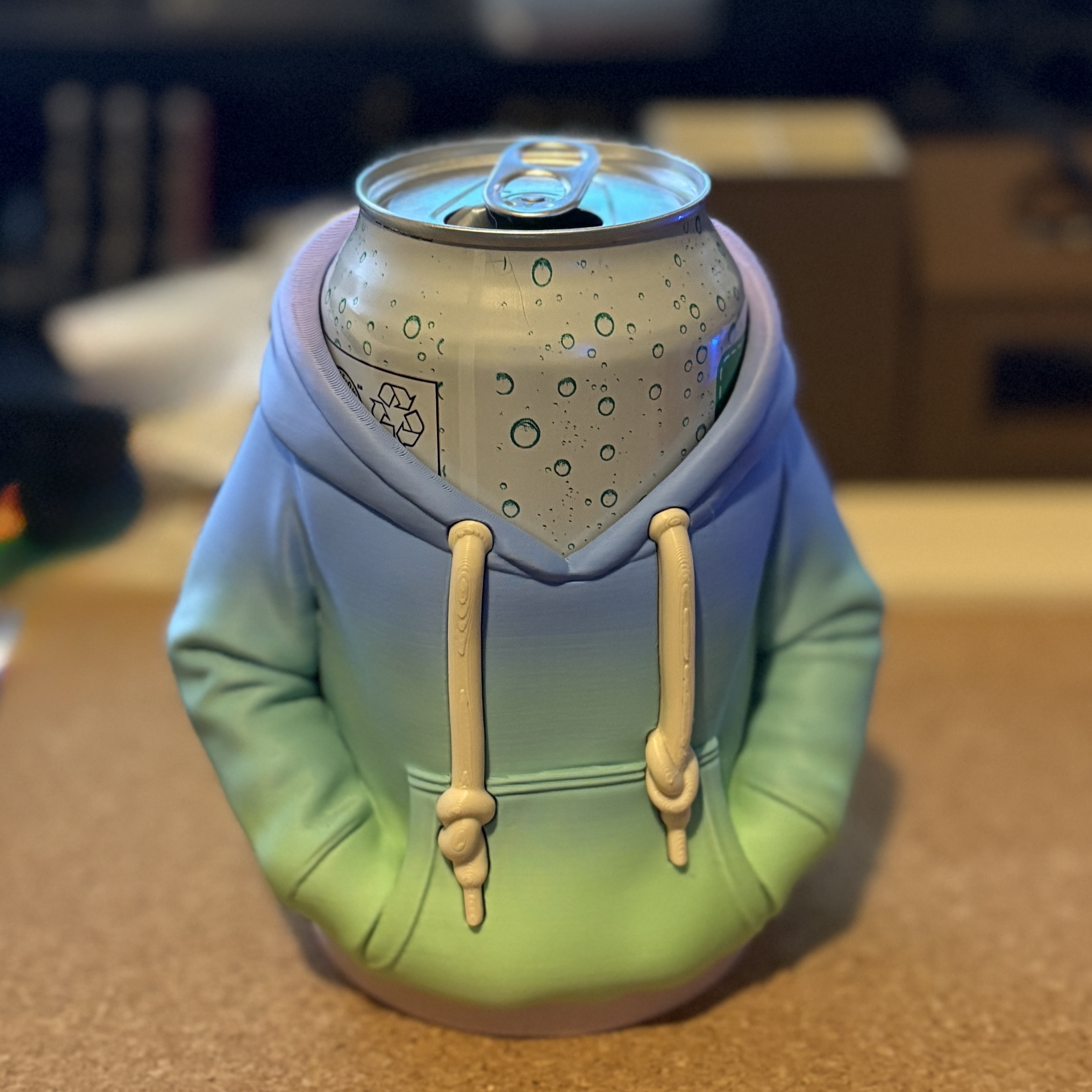 Hoodie Can Holder | Funny Drink Sleeve | Filamore 3D Prints - Image 3