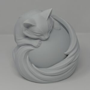 Feline Sphere Table Lamp – Cat LED Accent Light for Home & Office Décor